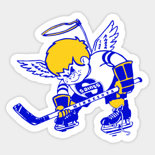 Defunct Minnesota Fighting Saints Hockey 1973 Sticker